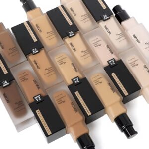 کرم پودر با ماندگاری بالا و جلوه طبیعی مات ، ضد آب، با برند و لوگوی اختصاصی شما