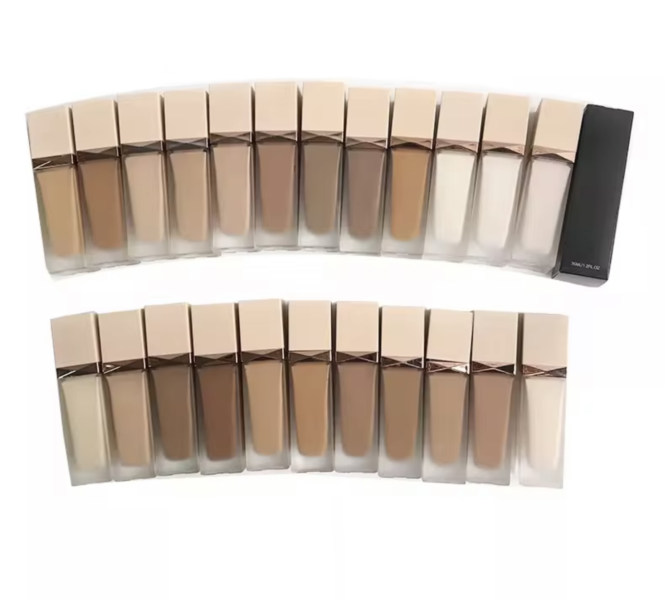 کرم پودر مایع با پوشش کامل، ارگانیک و وگان، ضد آب،مات،با برند و لوگو اختصاصی شما