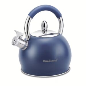 کتری استیل ۳ لیتری، مناسب برای اجاق‌های گازی و القایی،دارای سوت خودکار