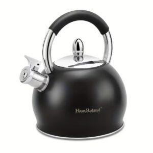 کتری استیل ۳ لیتری، مناسب برای اجاق‌های گازی و القایی،دارای سوت خودکار