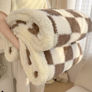 پتوی لوکس دولایه چهارخانه – بسیار نرم،گرم