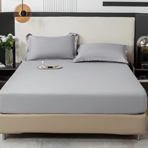 ست ملحفه کش‌دوز ۳ تکه،شامل ۱ عدد ملحفه کش‌دار و ۲ عدد روبالشی، از پارچه نرم و لطیف، قابل شست‌وشو با ماشین لباسشویی، با پوشش ۳۶۰ درجه و فیت کامل روی تشک