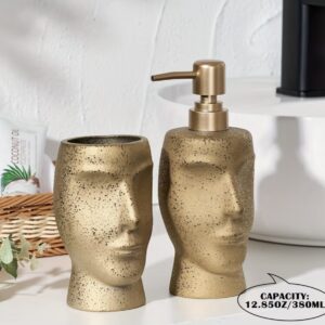 ست اکسسوری سرویس بهداشتی طلایی ۲ تکه