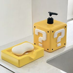 ست پمپ مایع دستشویی و جا صابونی
