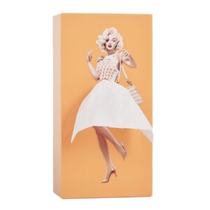 جعبه دستمال کاغذی زیبا با طرح شخصیت انیمه و دامن پُرزدار