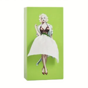 جعبه دستمال کاغذی زیبا با طرح شخصیت انیمه و دامن پُرزدار