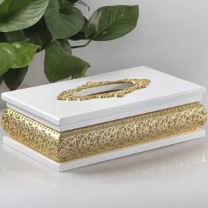 جای دستمال ساخته‌شده از آلیاژ آبکاری شده نقره