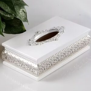 جای دستمال ساخته‌شده از آلیاژ آبکاری شده نقره