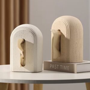 روکش عمودی جعبه دستمال کاغذی از جنس رزین