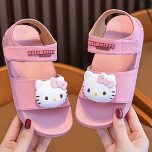 صندل‌های بادوام کورومی و هلو کیتی و سینامورول ، ضدلغزش، با کفی نرم