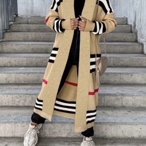 ژاکت جلو باز زنانه با آستین بلند