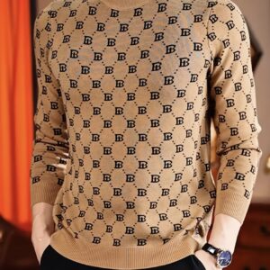 ژاکت بافتنی آستین‌بلند مردانه