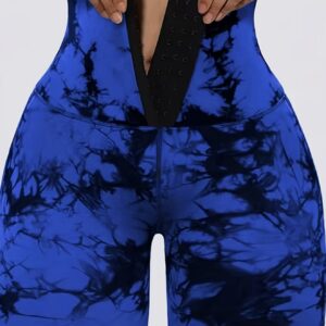 گن شلوارکی دارای کمر جمع‌کن، صاف‌کننده شکم، بالابرنده باسن، با کمر بلند، دارای جیب و کشسانی بالا