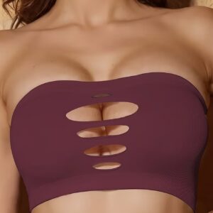 تاپ بدون بند و پشت‌باز زنانه