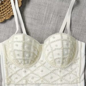 تاپ بند مرواریدی