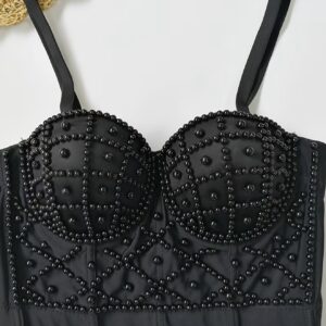 تاپ بند مرواریدی