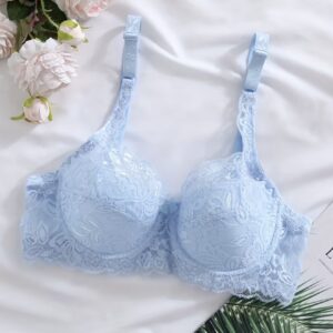 سوتین زنانه تمام توری با سه ردیف قزن