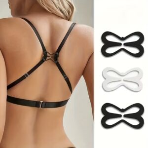 ست ۳  عدد مبدل بند سوتین، تبدیل‌کننده بند به حالت ضربدری پشت با قفل قابل تنظیم، ضدلغزش