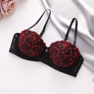 سوتین توری شیک با طرح قلب