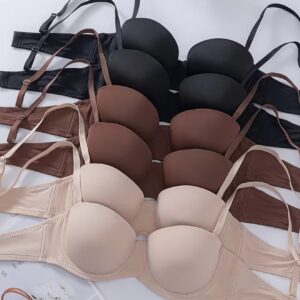 ست ۶ عددی سوتین زنانه با کاپ قالب‌دار