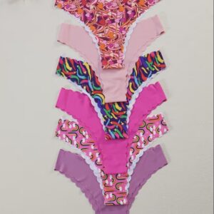 ست ۶ عددی شورت زنانه جذاب بدون درز لیزری