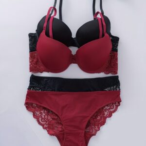 ست ۴ تکه شامل ۲ سوتین و ۲ شورت، حجم‌دهنده و پیشگیری از افتادگی