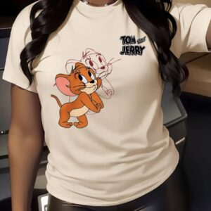 تیشرت زنانه تام و جری