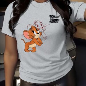 تیشرت زنانه تام و جری