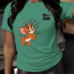 تیشرت زنانه تام و جری
