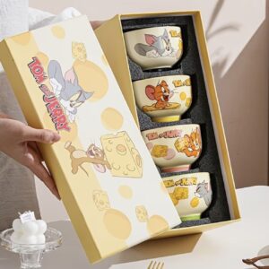 ‎ست ۴ تکه کاسه سرامیکی تام و جری