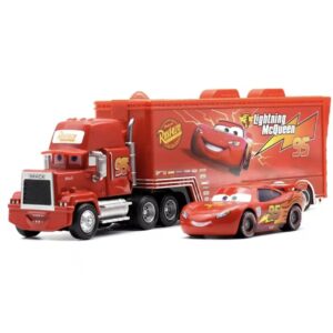 ماشین مسابقه‌ای لایتنینگ مک‌کوئین و کامیون