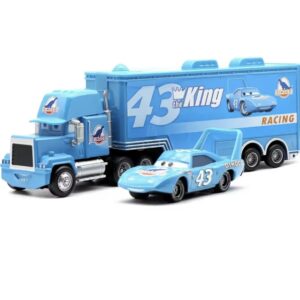 ماشین مسابقه‌ای لایتنینگ مک‌کوئین و کامیون