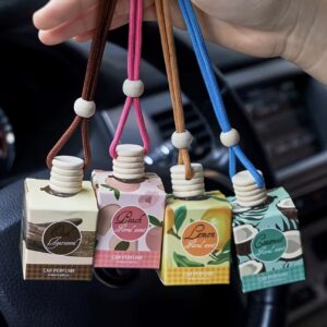 ست ۴ عددی خوشبوکننده خودرو با ماندگاری بالا – حاوی روغن‌های معطر