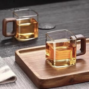 ست ۴ عددی فنجان شیشهای با سبک وینتج