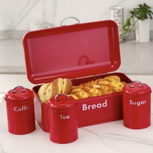 ست ۴ عددی ظروف نگهداری مواد غذایی مستطیلی از جنس آهن مقاوم – دارای درب فلیپ‌تاپ