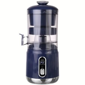 آبمیوه‌گیری برقی قابل حمل و بی‌سیم – با شارژ USB و کنترل آسان با یک دکمه. دارای مخزن جداشدنی برای تمیز کردن راحت و سیستم جداکننده خودکار آبمیوه