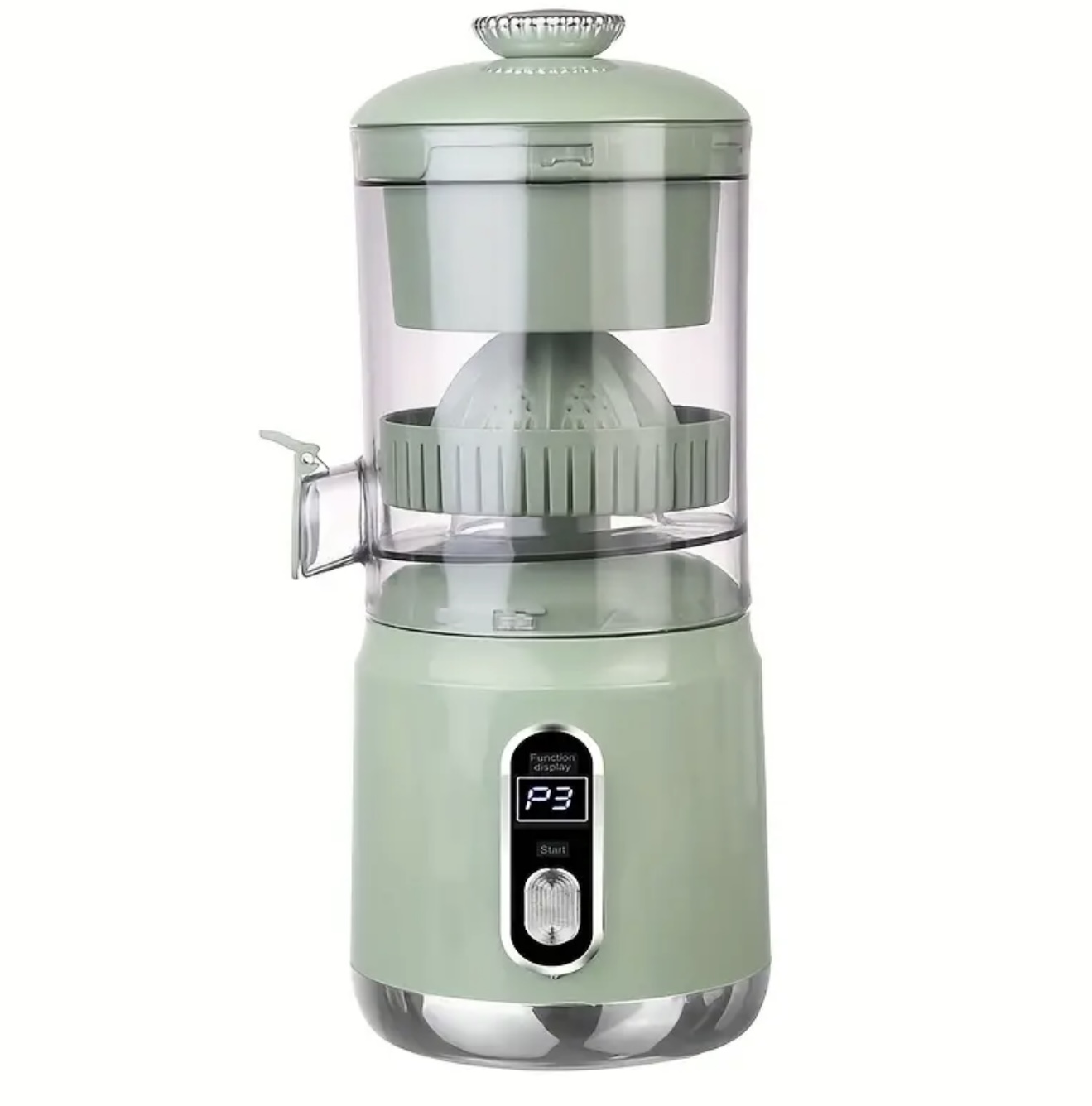 آبمیوهگیری برقی قابل حمل و بیسیم – با شارژ USB و کنترل آسان با یک دکمه. دارای مخزن جداشدنی برای تمیز کردن راحت و سیستم جداکننده خودکار آبمیوه
