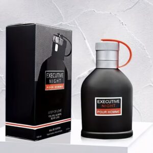کلن مردانه Executive Night، ۳.۴  رایحه: شیک، مردانه و کلاسیک و مرکباتی و تازه (برگاموت و لیمو) و پایه‌ای چوبی
