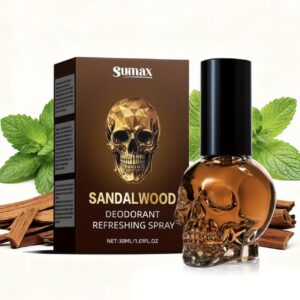 اسپری دئودورانت Classic Men’s Sandalwood – مردانه، با ماندگاری ۷۲ ساعت  شروعی مرکباتی و خنک، قلبی تازگی نعناع و پایه‌ای چوبی و لطیف