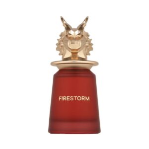 ادکلن Firestorm Eau de Parfum مردانه، حجم ۱۰۰ میل – عطری شرقی-ادویه‌ای، جذاب و با ماندگاری بسیار بالا با حس قدرت و اغواگری شروعی گرم و میوه‌ای-ادویه‌ای، قلبی دودی و گلی با عمق و رمزآلودی و پایه‌ای گرم، شیرین و رزینی