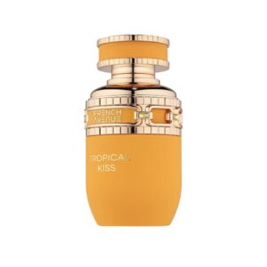 ادکلن Tropical Kiss Eau de Parfum زنانه، حجم ۸۰ میل – عطری میوهای و گلی با حس گرم و لوکس و ماندگاری بسیار بالا شروعی میوهای و شیرین، قلبی گلی و استوایی با حس نرم و کرمی و پایهای گرم، وانیلی و عنبری؛ عطری شاداب، اغواکننده