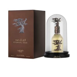 ادکلن Eternal Oud Pride Parfum، حجم ۱۰۰ میل – عطری یونیسکس با رایحه شرقی و عودی غنی و ماندگاری بسیار بالا رایحه‌ای گرم، چوبی و عودی با حس لوکس، قدرتمند و اغواگر