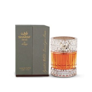ادکلن یونیسکس Sharaf Blend Unisex Eau De  ‏Parfum ماندگاری بالا و عملکرد طولانی  رایحه‌ای گرم، شرقی و کمی شیرین با حس تند و ادویه‌ای