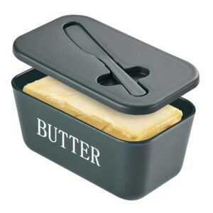 ظرف بزرگ نگهداری کره به همراه چاقو