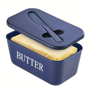 ظرف بزرگ نگهداری کره به همراه چاقو