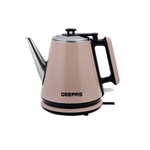 کتری برقی قابل حمل دوجداره با مخزن داخلی از استیل ضدزنگ و خاموشی خودکار  طراحی دوجداره برای جلوگیری از داغ شدن بیش از حد بدنه. ظرفیت: ۱.۲ لیتر توان: ۱۳۶۰ وات رنگ: طوسی