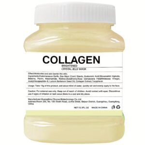 ماسک ژله‌ای کریستالی کلاژن روشن‌کننده  با کیفیت بالا اثر: مرطوب‌کننده و تقویت‌کننده سد محافظتی پوست