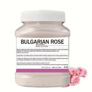 ماسک ژله‌ای کریستالی روشن‌کننده گل رز بلغاری  (≈۳۶۵ میلی‌لیتر) ژل هیدرو صورت، طبیعی، قابل جدا شدن (Peel-Off)، حرفه‌ای و ملایم اثرات: نرم‌کننده و براق‌کننده پوست، سفت‌کننده و لیفت‌کننده، مرطوب‌کننده و آبرسانی قوی