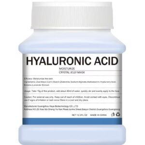 ماسک ژله‌ای کریستالی با کیفیت بالا – حاوی هیالورونیک اسید مرطوب‌کننده عمیق، سفت‌کننده پوست، روشن‌کننده و بازسازی رطوبت پوست خشک