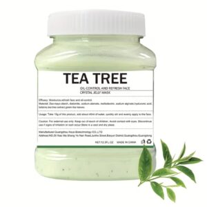 ماسک ژله‌ای کریستالی ۳۰۰ گرم – حاوی درخت چای مرطوب‌کننده، تازه‌کننده صورت و کنترل چربی پوست نوع: ماسک هیدرو ژلی قابل جدا شدن (Peel-Off) با هیالورونیک اسید